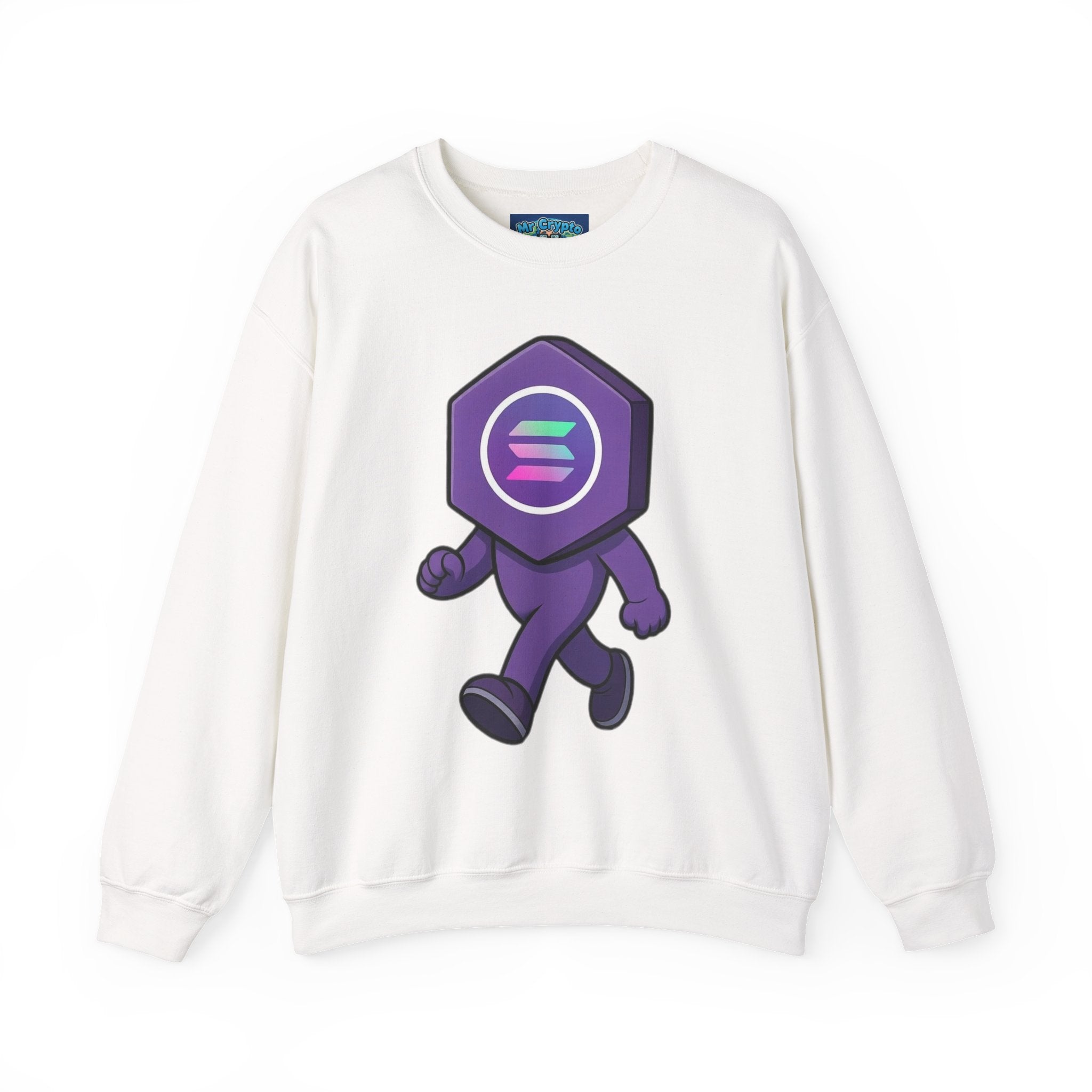 Solana Coin Mascot Crewneck Sweatshirt