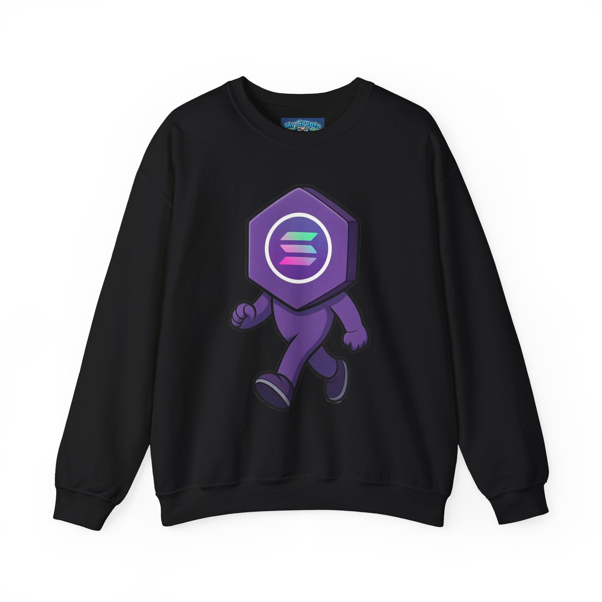 Solana Coin Mascot Crewneck Sweatshirt