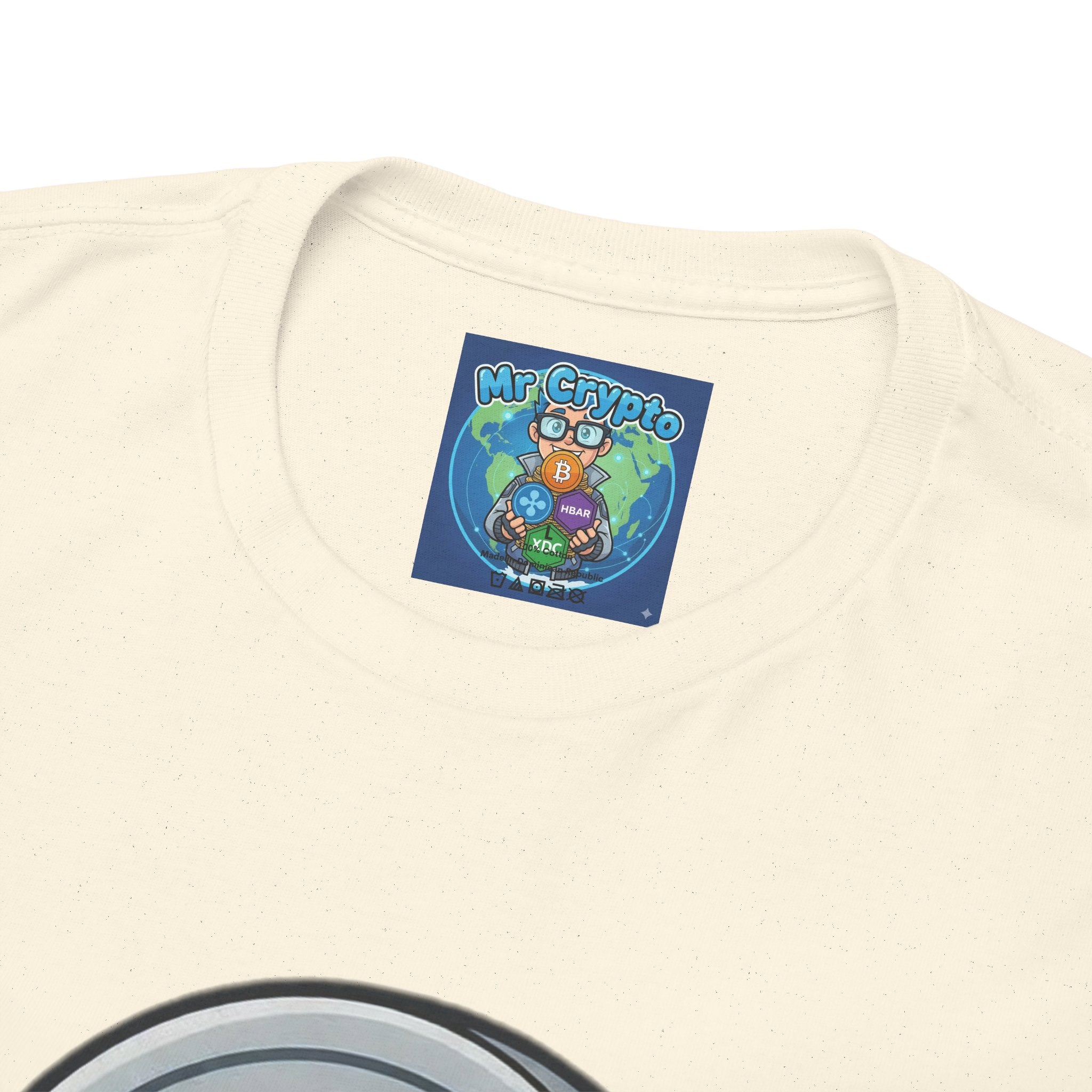 Ethereum Coin Mascot T-Shirt — Walking Crypto Logo Tee for Blockchain Fans