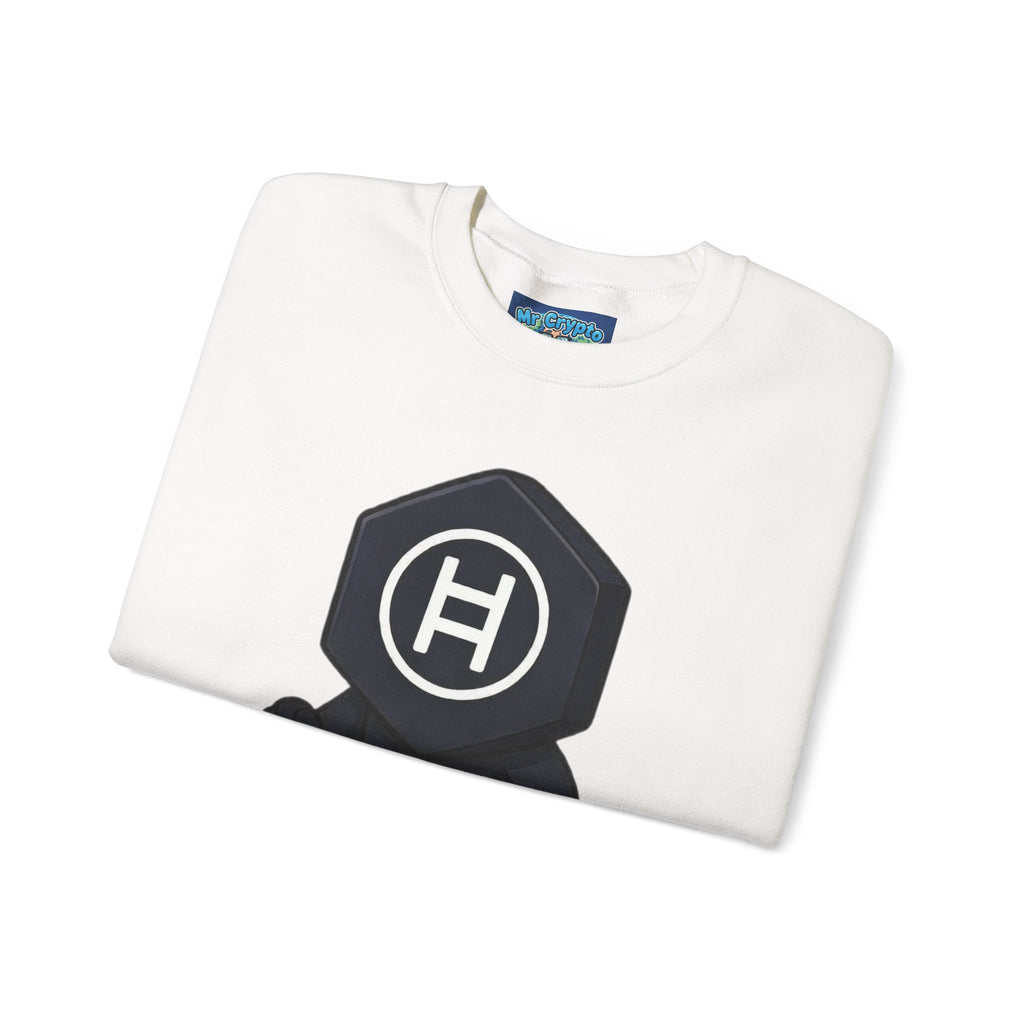 Hedera (HBAR) Crypto Mascot Crewneck Sweatshirt