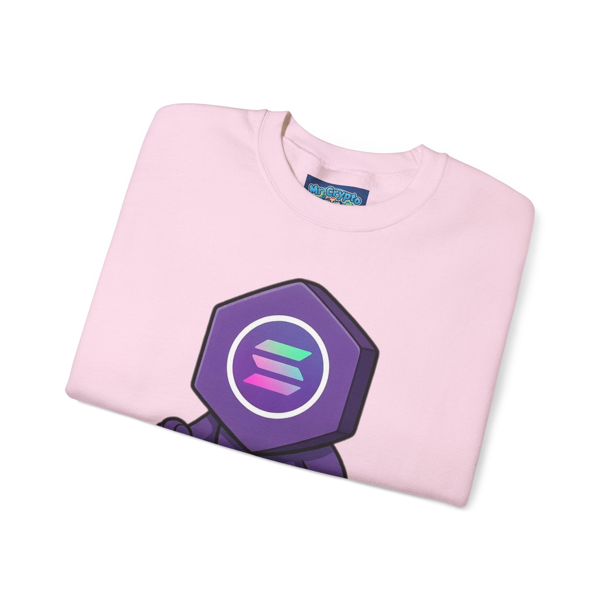 Solana Coin Mascot Crewneck Sweatshirt