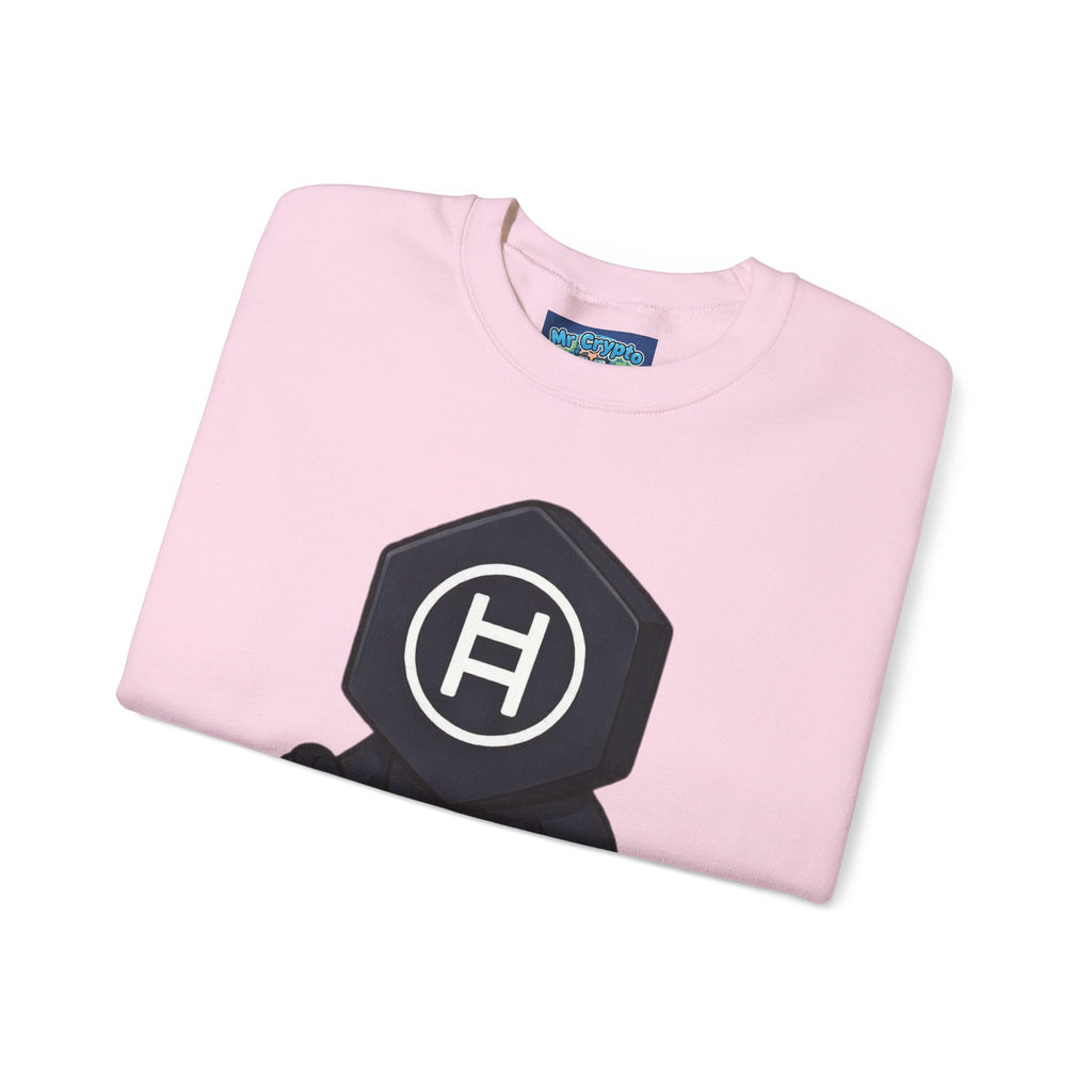 Hedera (HBAR) Crypto Mascot Crewneck Sweatshirt
