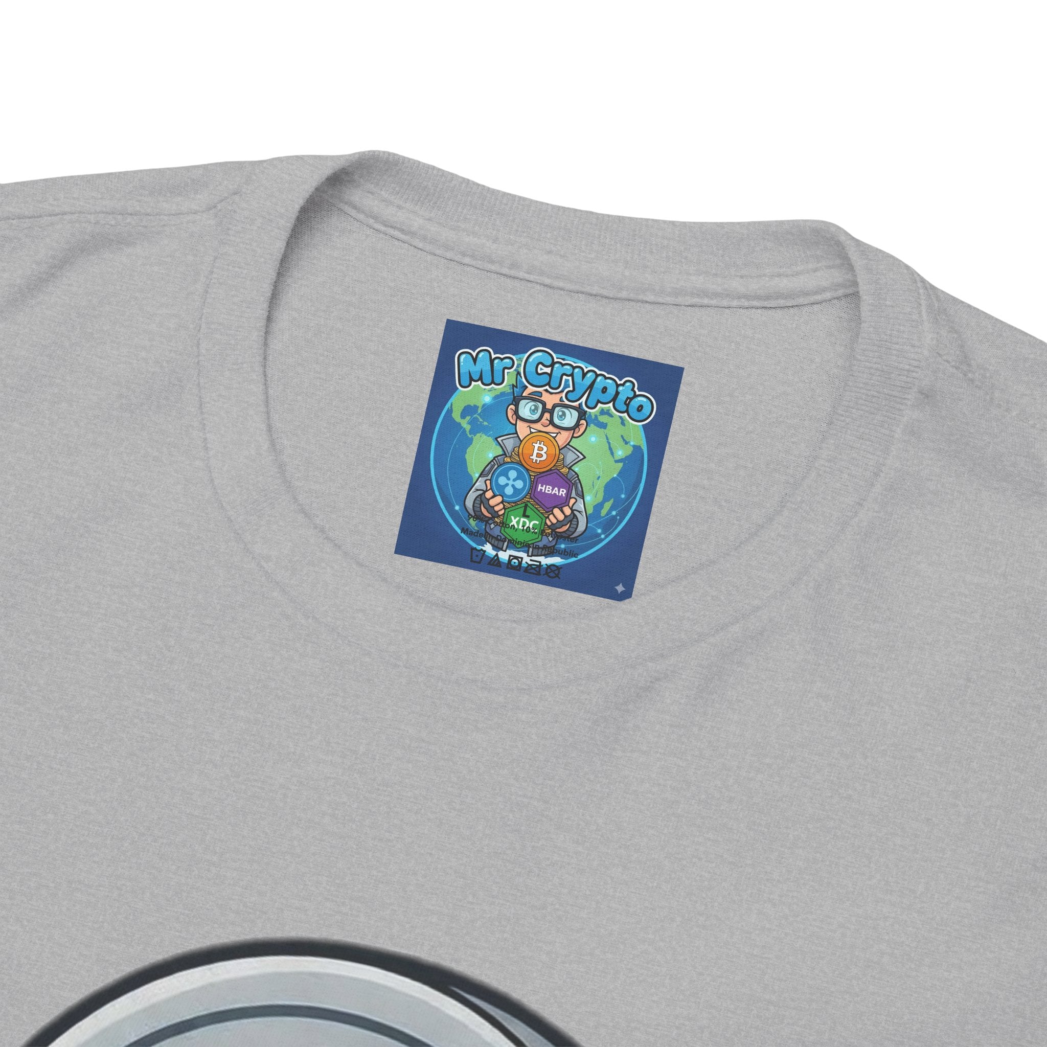 Ethereum Coin Mascot T-Shirt — Walking Crypto Logo Tee for Blockchain Fans