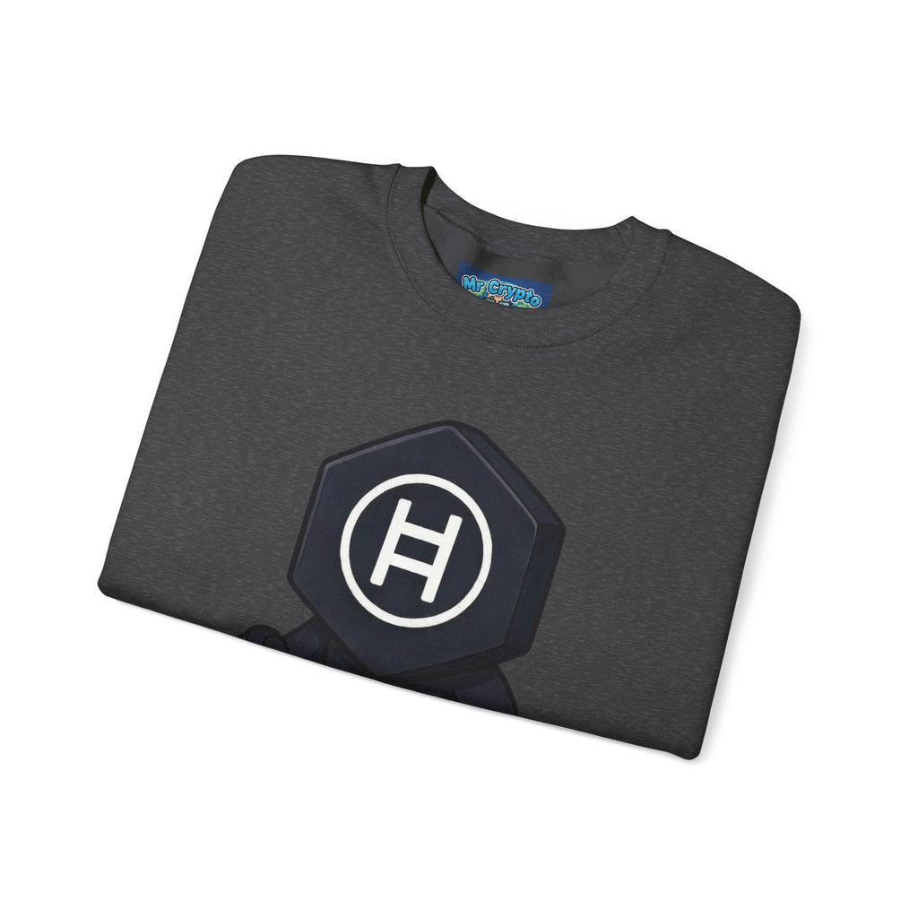 Hedera (HBAR) Crypto Mascot Crewneck Sweatshirt