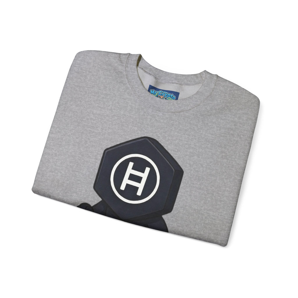 Hedera (HBAR) Crypto Mascot Crewneck Sweatshirt