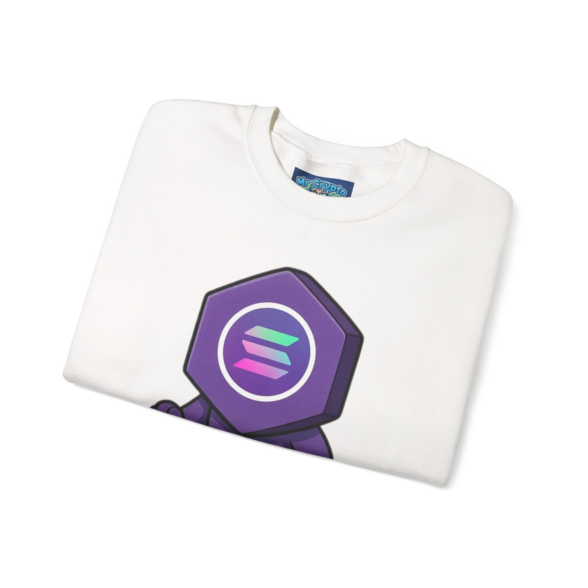 Solana Coin Mascot Crewneck Sweatshirt