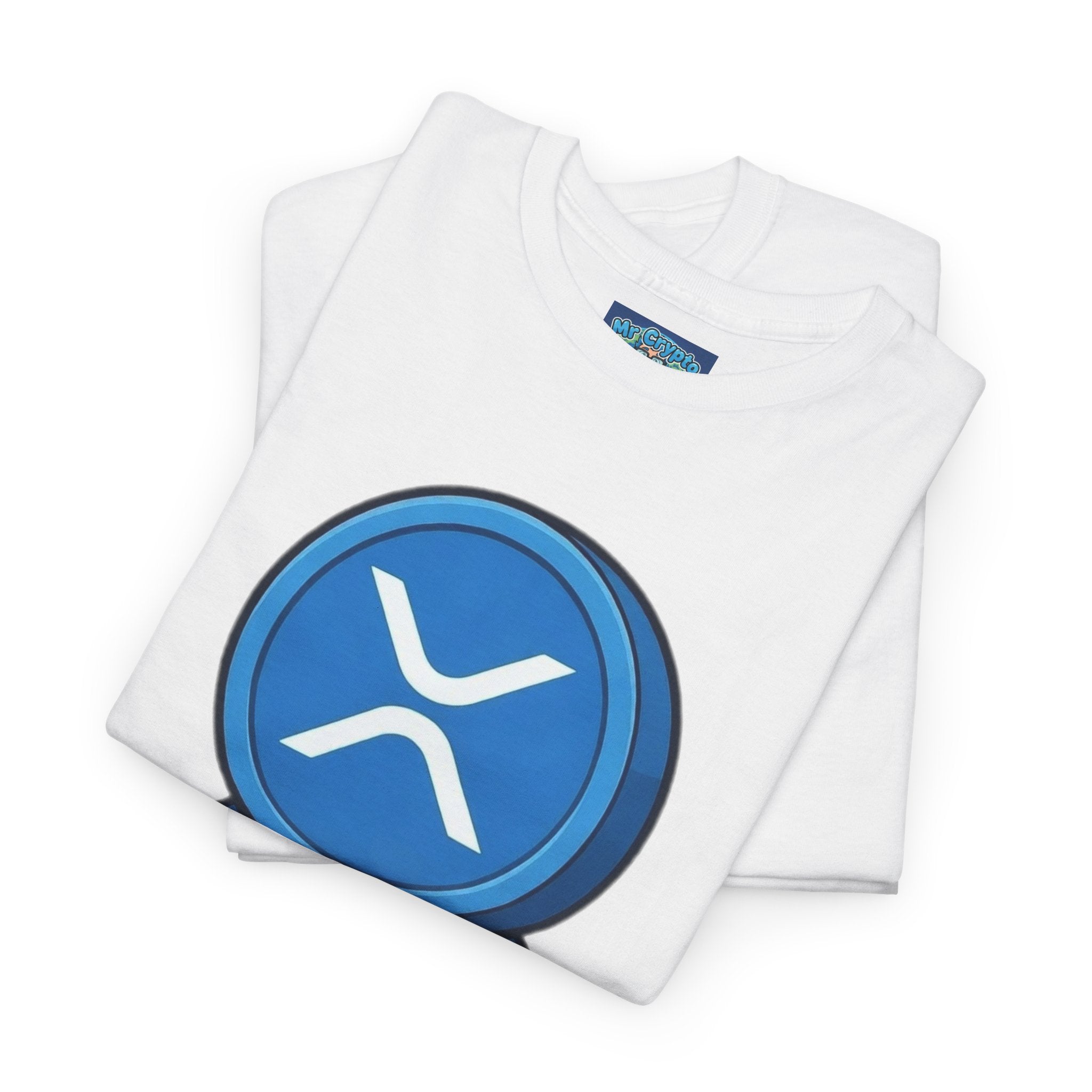 XRP Mascot Walking T-Shirt — Crypto Ripple Fan Tee