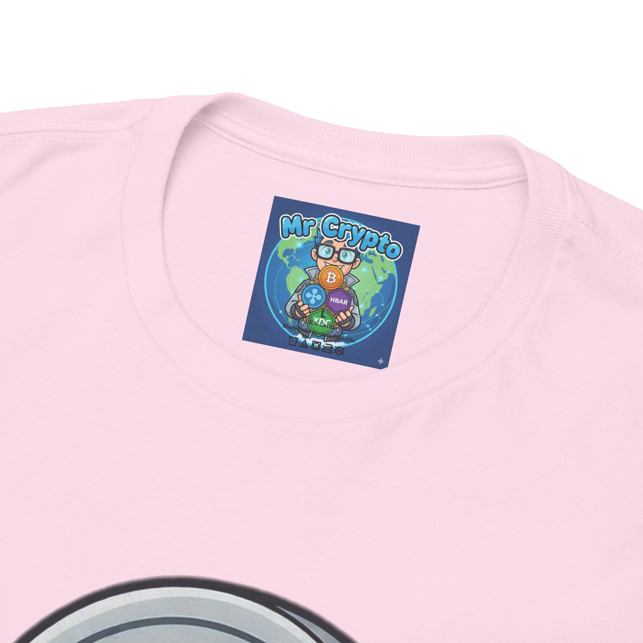 Ethereum Coin Mascot T-Shirt — Walking Crypto Logo Tee for Blockchain Fans