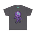 Solana Mascot Walking T-Shirt — Crypto Coin Cartoon Tee