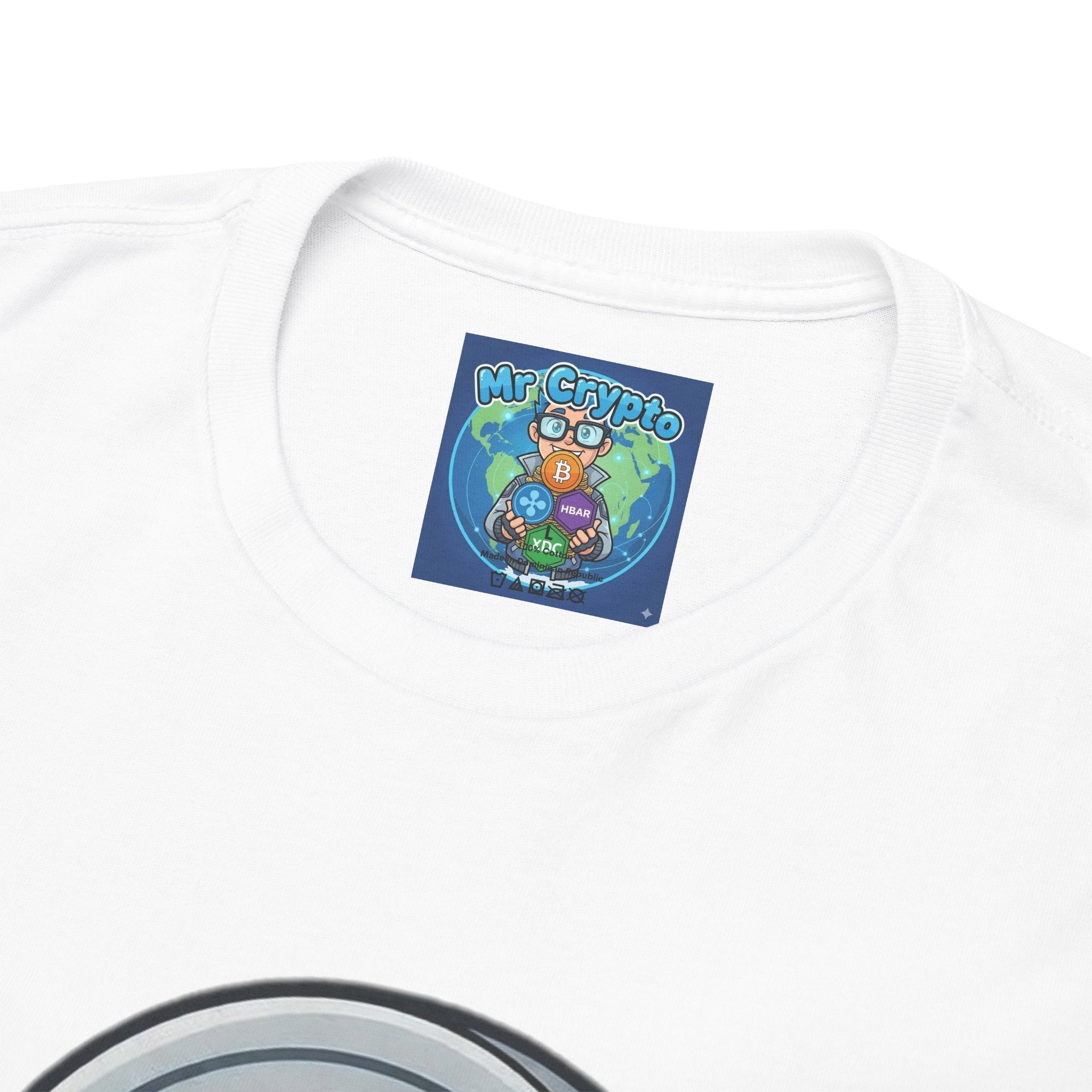 Ethereum Coin Mascot T-Shirt — Walking Crypto Logo Tee for Blockchain Fans