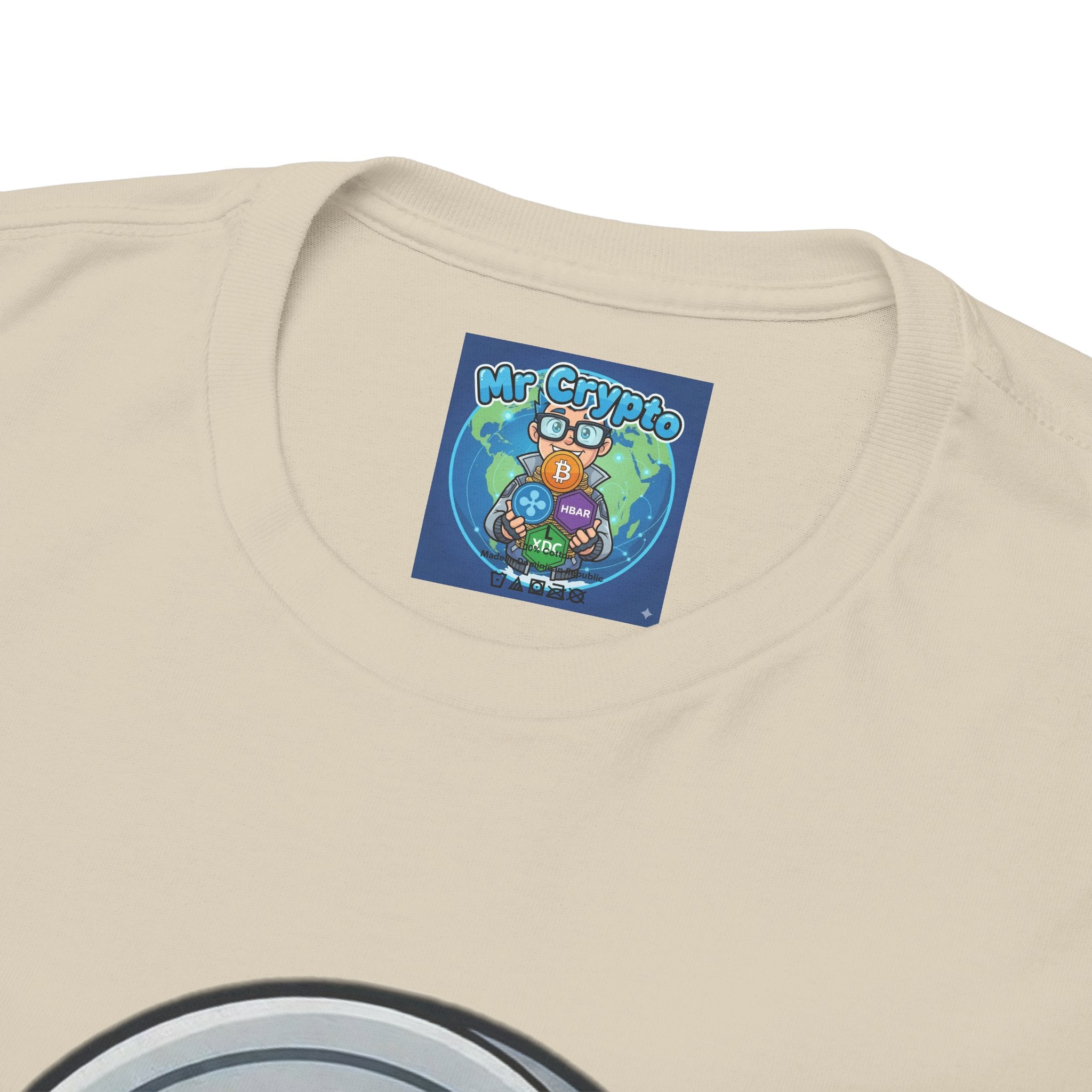 Ethereum Coin Mascot T-Shirt — Walking Crypto Logo Tee for Blockchain Fans