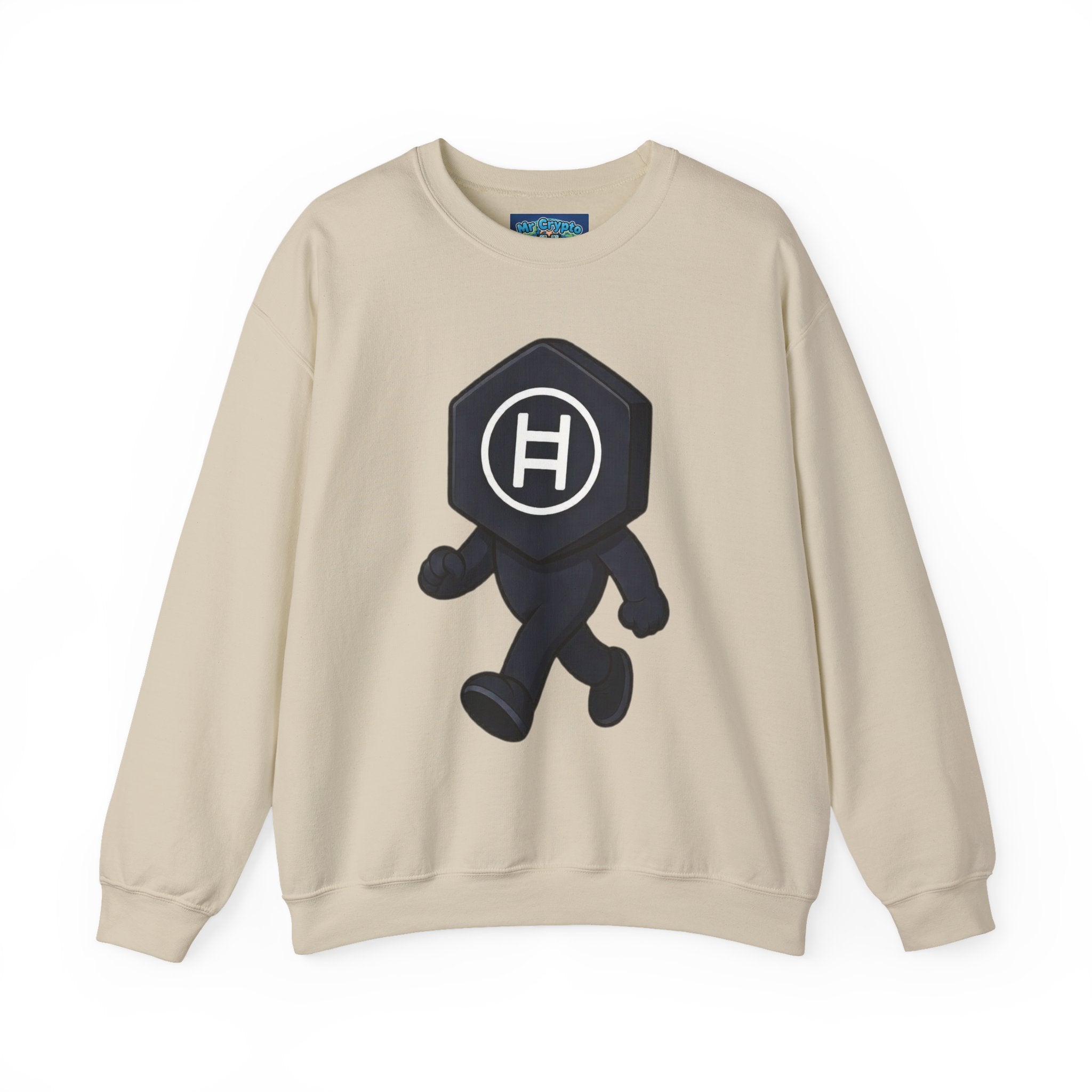 Hedera (HBAR) Crypto Mascot Crewneck Sweatshirt