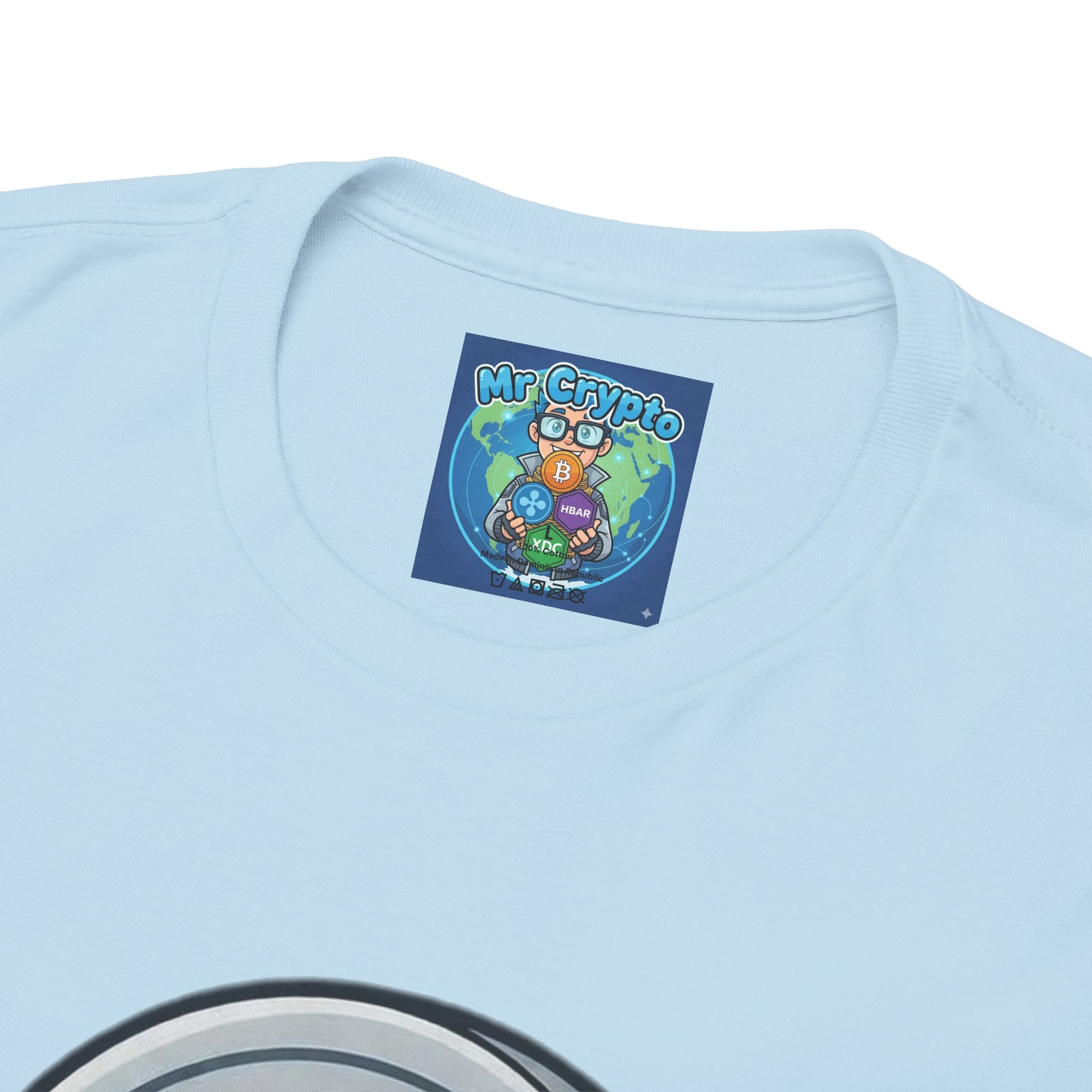 Ethereum Coin Mascot T-Shirt — Walking Crypto Logo Tee for Blockchain Fans