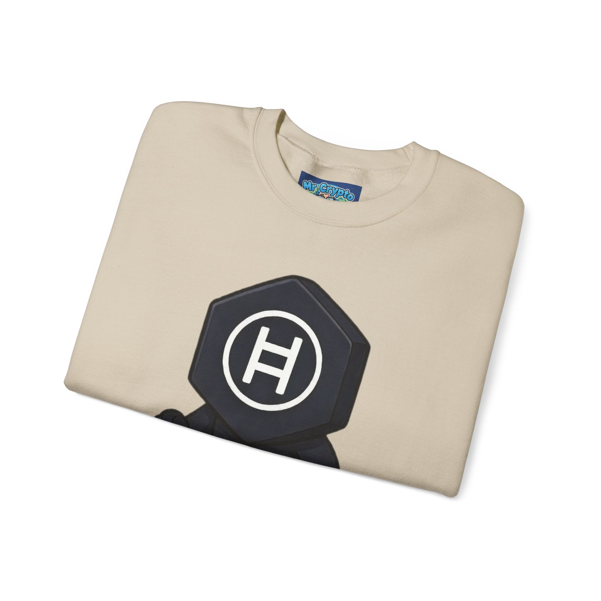 Hedera (HBAR) Crypto Mascot Crewneck Sweatshirt
