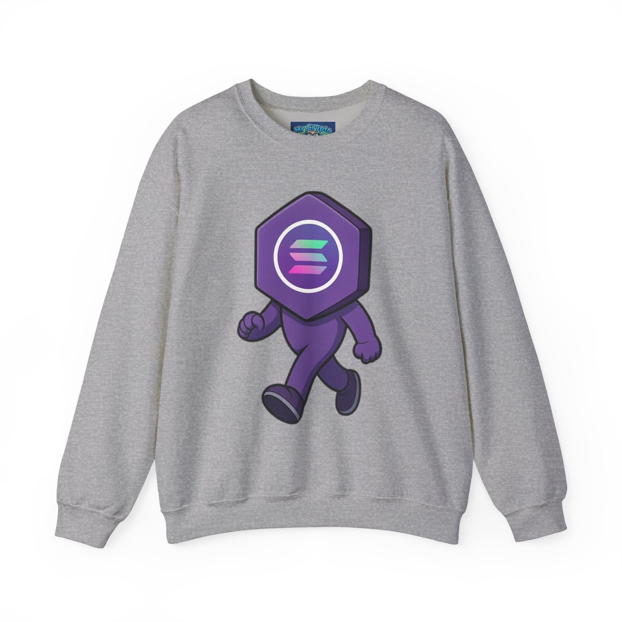 Solana Coin Mascot Crewneck Sweatshirt